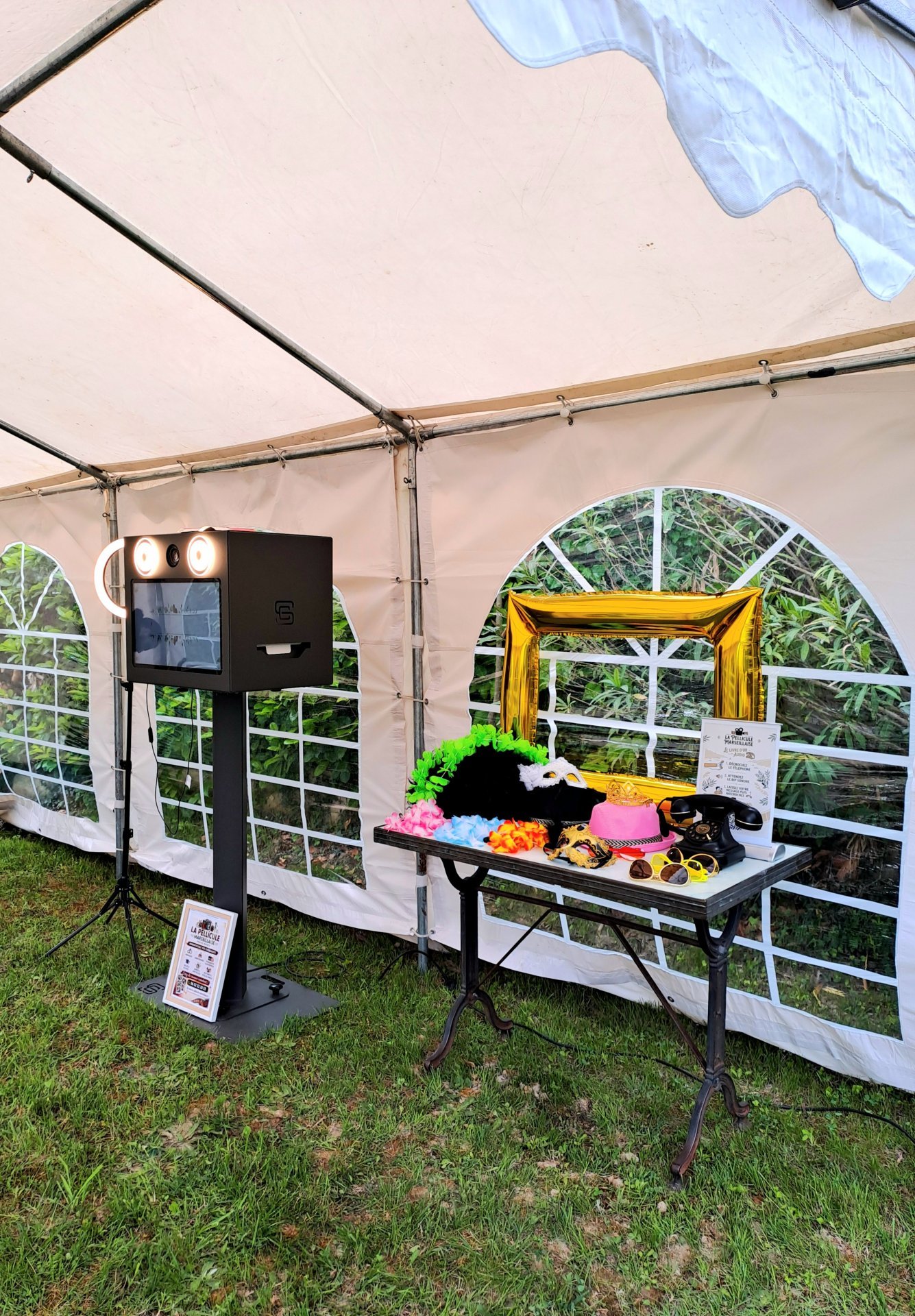 Photobooth de mariage en Provence